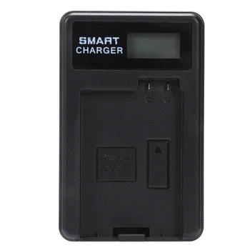 

Usb Charger With Lcd Display For Canon Lp-E8 Battery And Canon Rebel T3i T2i T4i T5i, Eos 600d 550d 650d 700d, Kiss X5 X4 X6i