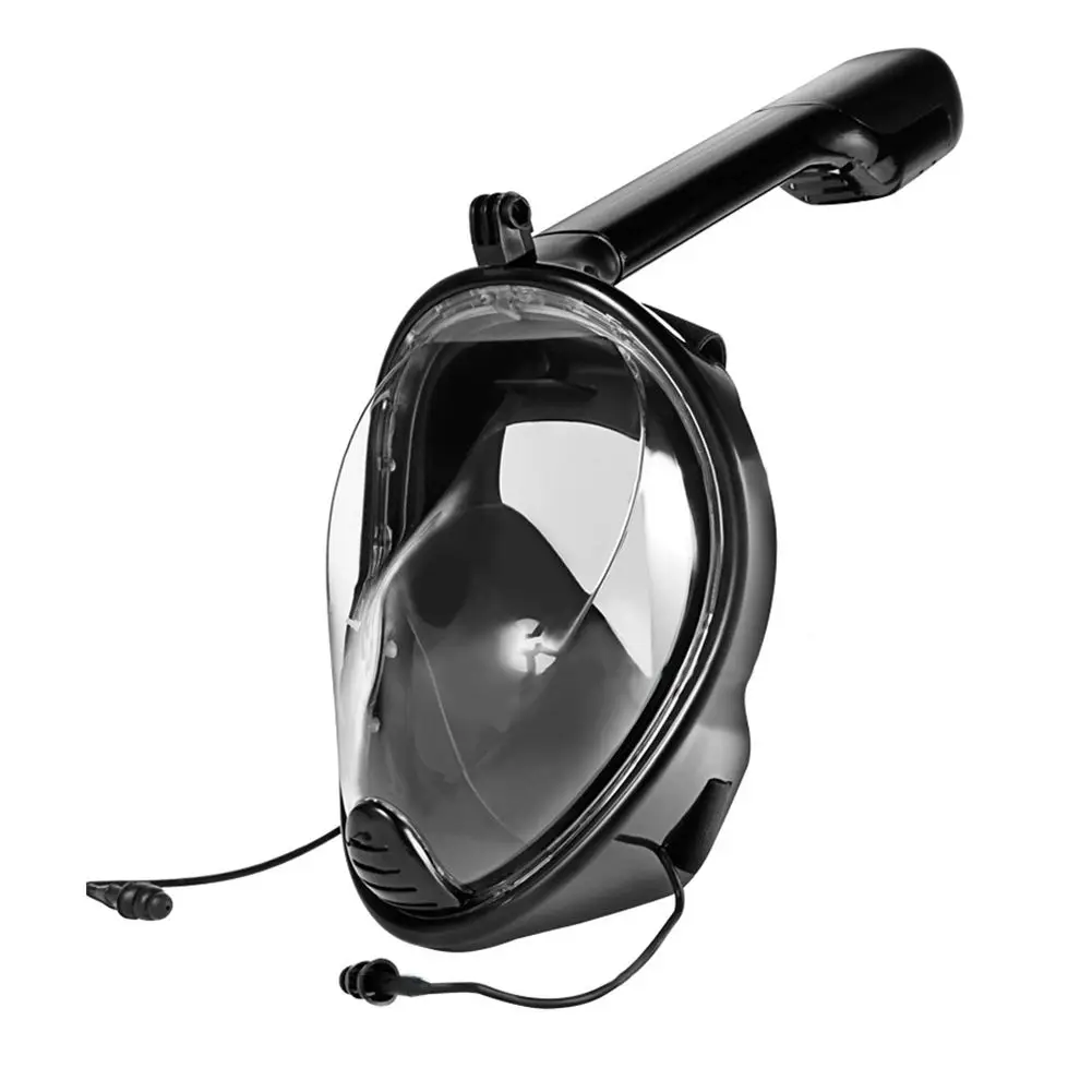LGFM-Professional Underwater Scuba Mask Scuba Breathing Glasses for GoPro Anti-fog Dry Snorkel Mask with Earplugs LGFM-Professional Underwater Scuba Mask Scuba Breathing Glasses for GoPro Anti-fog Dry Snorkel Mask with Earplugs