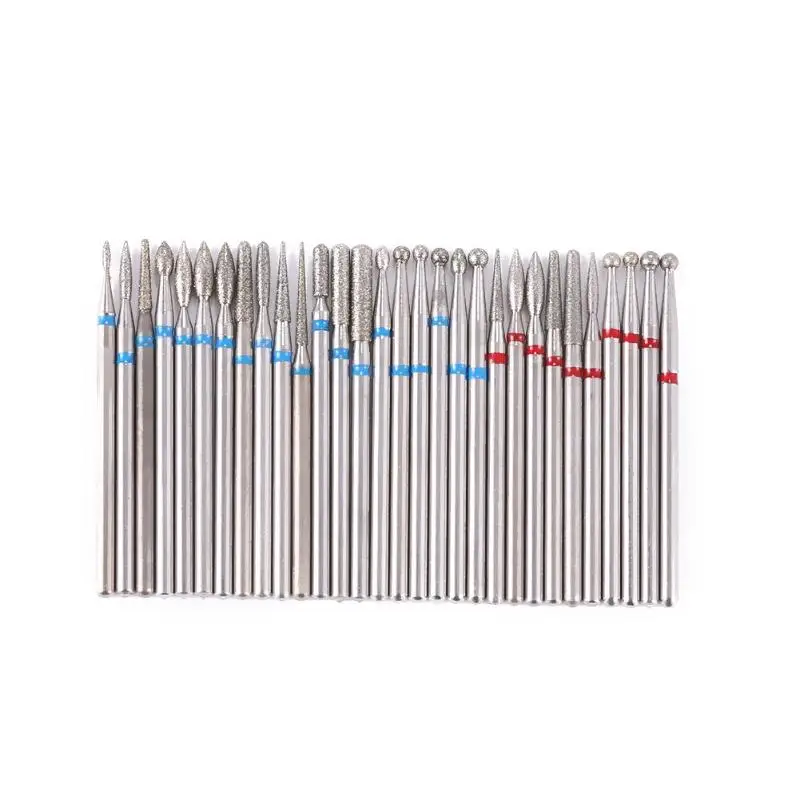 30 шт./компл. фрез для маникюра/педикюра, маникюр, машинка для маникюра, аксессуары электрический поворотный Пилочки для ногтей Маникюр Резак ногтей для удаления ногтей Polishment