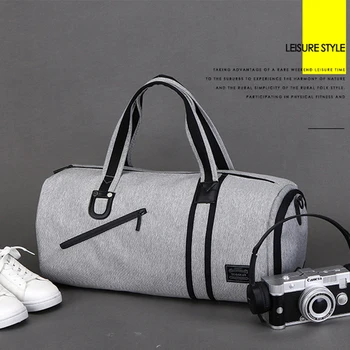 

Multifunctional Gym Bags Portable Large Capacity Men Shoulder Travel Bags Shoes Storage Outdoor Fitness Yoga Training Handbag