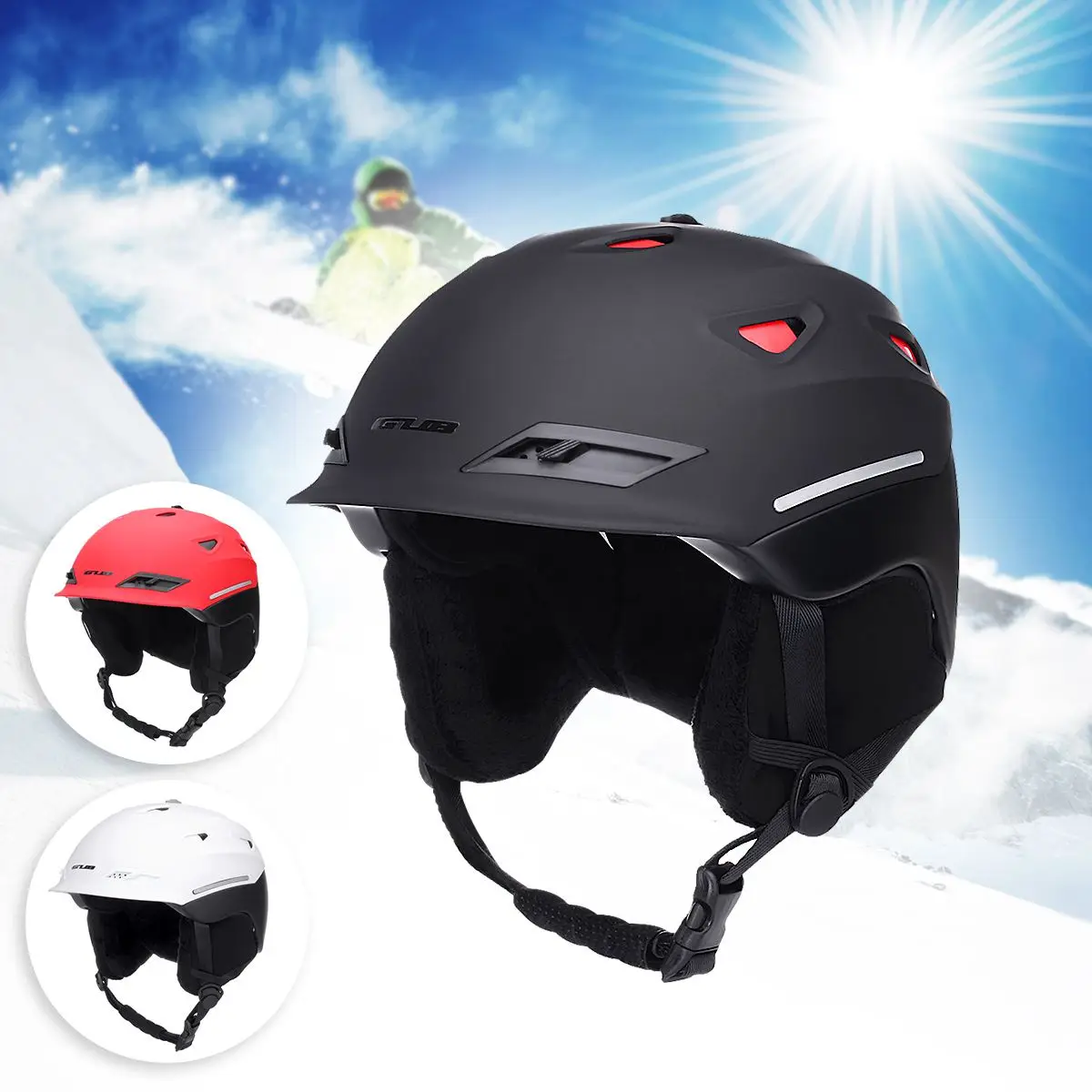 

Breathable Helmet Adult Ski Helmet Man Women Professional Skating Skateboard Snowboard Snow Sports Helmets 58-62CM
