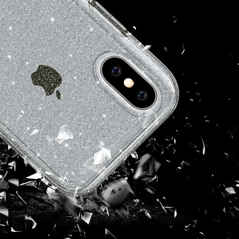 Чехол для телефона Apple Iphone X Xr Xs Max Роскошные блестящие мягкие силиконовые