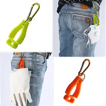 Защитные рабочие перчатки с клипсой, многофункциональные, для улицы, анти-потеря, пластиковый зажим с клипсой, красочные фиксированные клипсы для работы, защитные перчатки