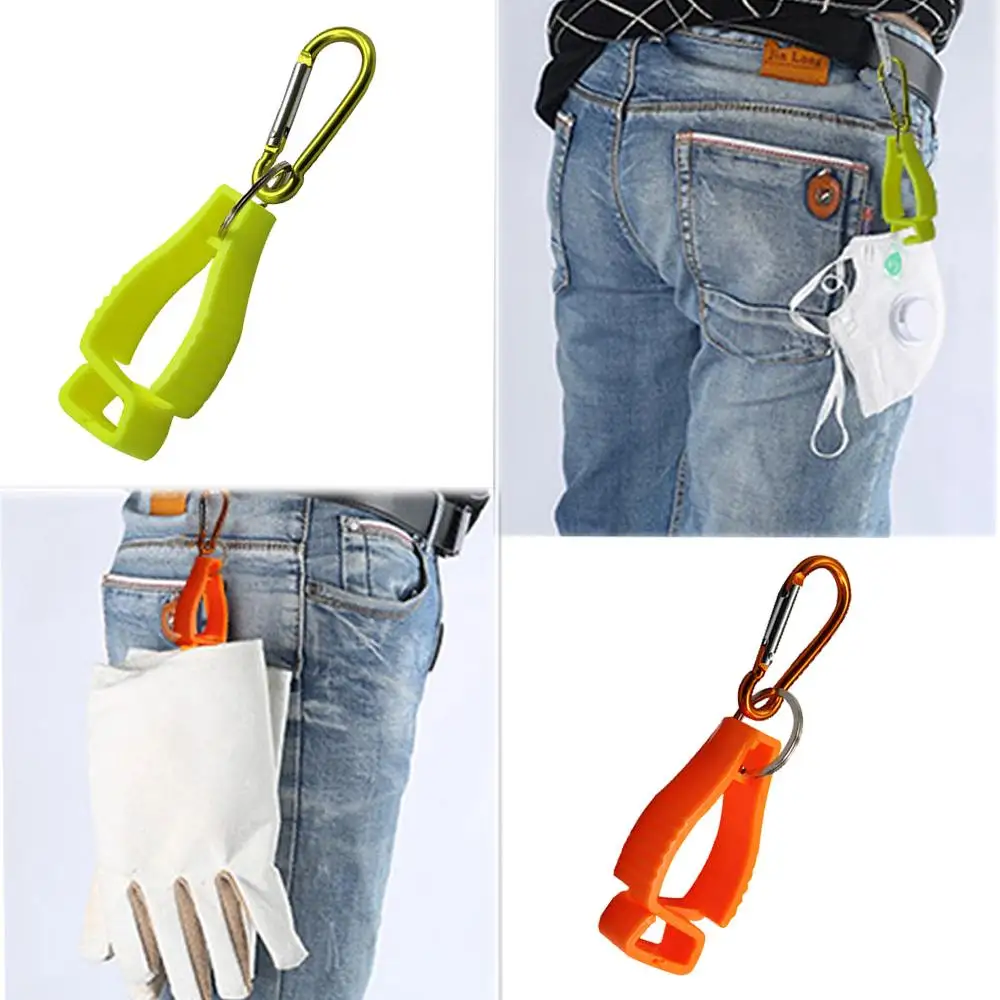 

Safety Work Gloves Clip Multi-Function Outdoor Anti-lost Plastic Clamp Clip Colorful Fixed Clip for Working Safety Gloves