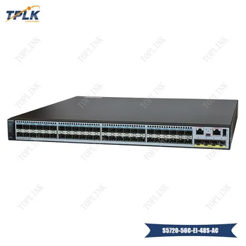 

Hua wei 48 Gigabit SFPs, 4 Gigabit SFP+ S5720-56C-EI-48S-AC switch, 48 10/100/1000Base-T Ethernet ports, 4 10G SFP+ card slot