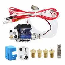 3D-принтер J-Head Hotend с одним охлаждающим вентилятором для 1,75 мм 3d V6 Bowden Filament Wade экструдер 0,2 мм/0,3 мм/0,6 мм/1,0 мм сопло