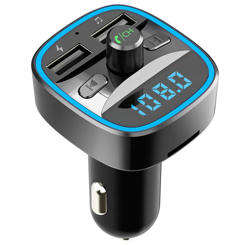 

T25 Car Kit Handsfree Wireless Bluetooth BT FM Transmitter LCD MP3 Player USB Charger