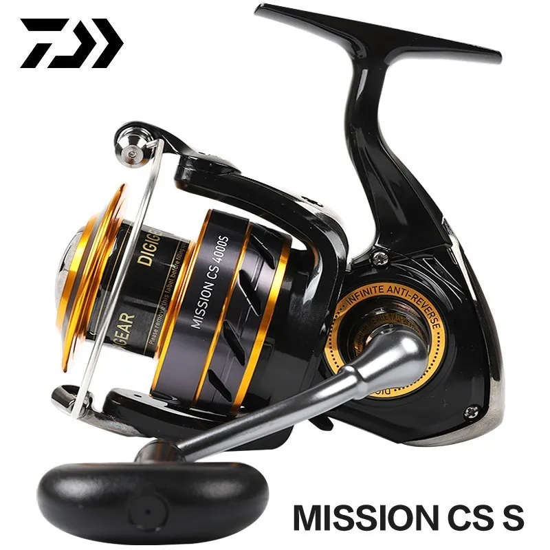 

DAIWA MISSION CS Spinning Reel 2000S/2500S/3000S/4000S/4BB/5.3:1/2-6KG Fishing Reel Carretilha De Pesca Saltwater Molinete Peche