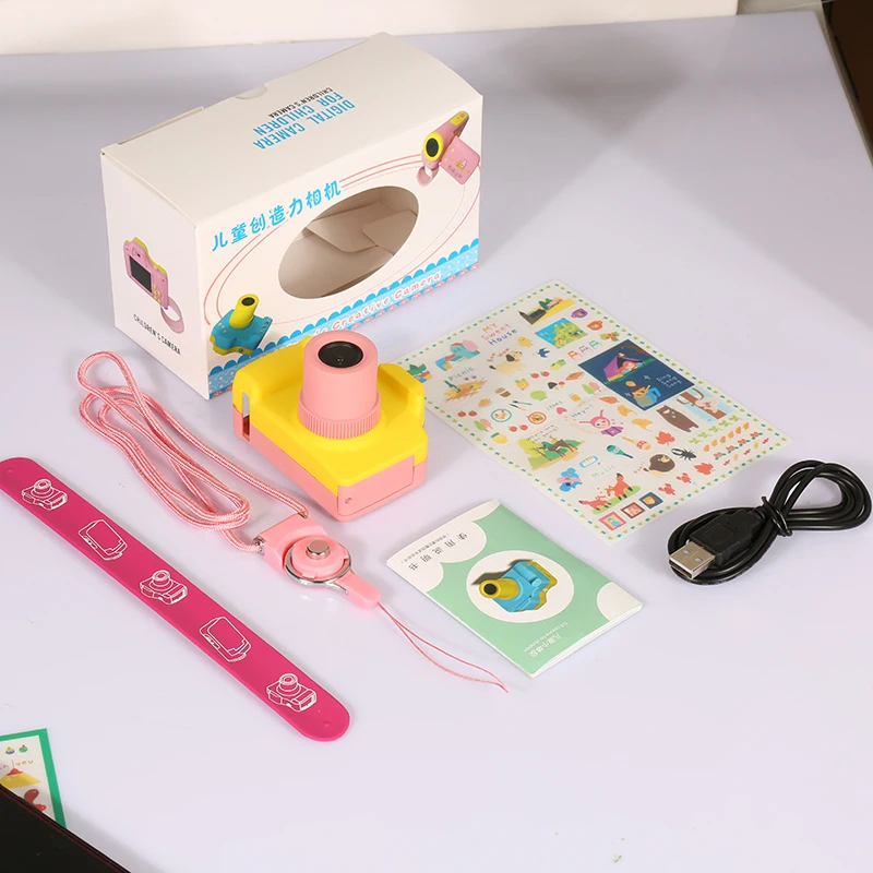 1.77Inch Mini Kid Cameras 5MP HD Projection Digital Camera Digital Portable Child Children Educational Gift for Kids