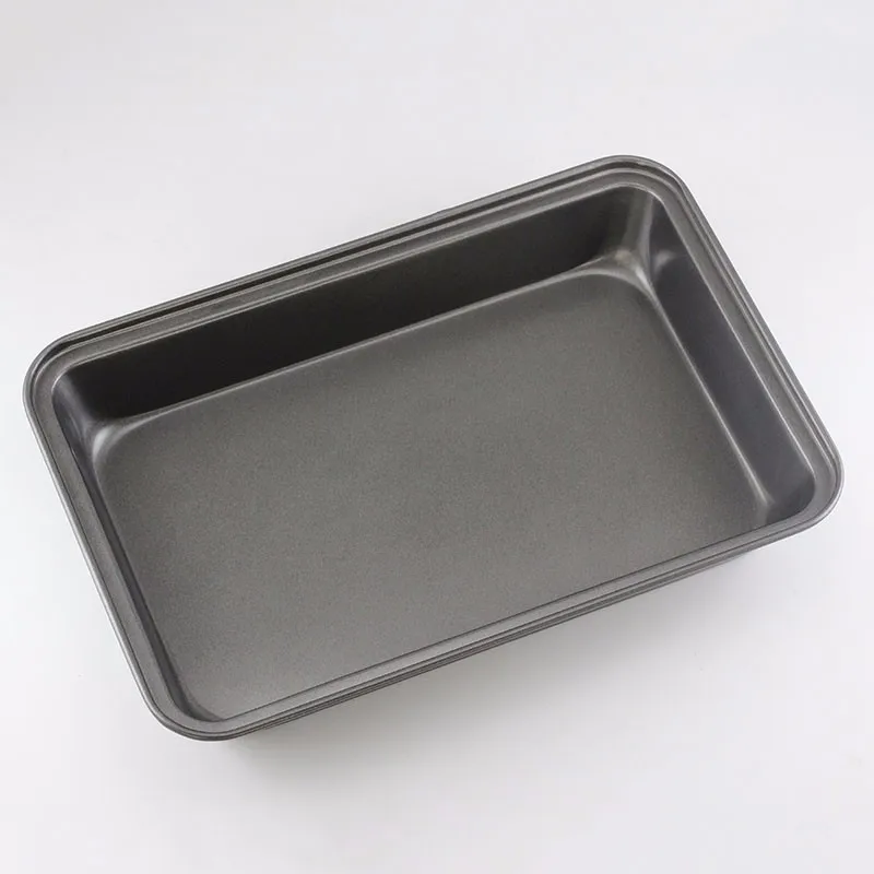 Square Baking Pan Tray Oven Steel Trays Bread Baking Forms Pan Cookie