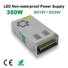 350 W светодиодный Питание, светодиодный полоски, DC12V/24 V, Водонепроницаемый, адаптер трансформатор, IP20, Крытый Применение, Светодиодный линейный свет, панель