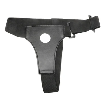 OLO Strapon Penis Panties Black Leather Wearable Strap On Dildos Pants Sex Toys for Women Lesbian Gay Adult Game 4