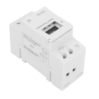 

Mini AC 220-240V 50-60Hz Digital Timer Switch Time Control Timing Switch