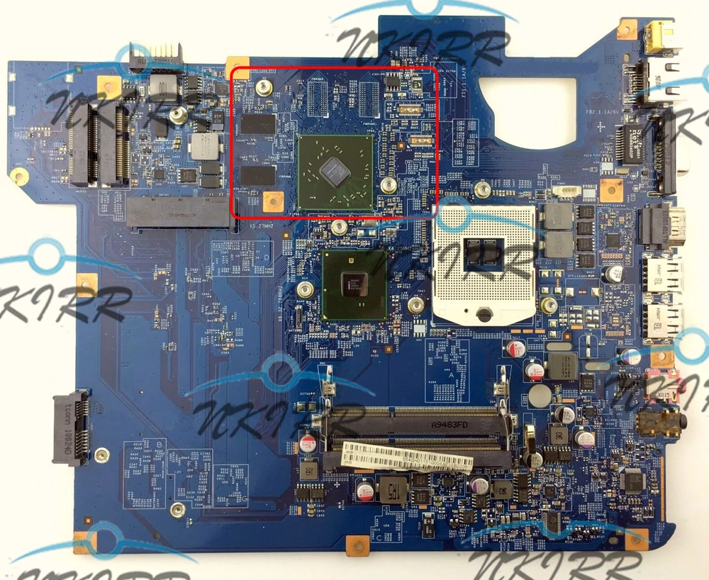 SJV50 CP 09284 1M 48 4gh01.01m MBBHB01001 MB.BHB01.001 HM55 HD5470 512M DDR3 Материнская плата для MS2288 шлюз NV59 TJ75