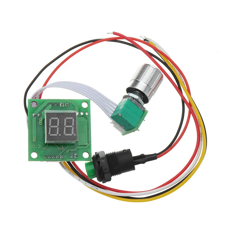 

DC 12V LED Digital Display Timing PWM DC Motor Speed Controller Module Speed Switch Governor