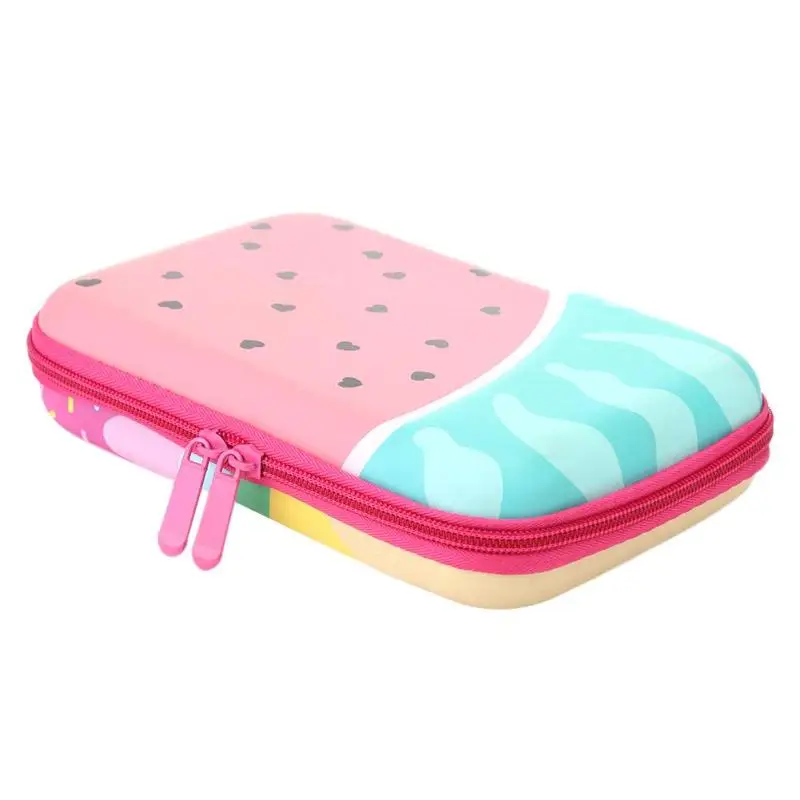 

Cartoon Kids Cute Ice Cream Large Capacity Pencil Bags Girls Boys Students EVA Pencil Case Stationery School Supplies Bags