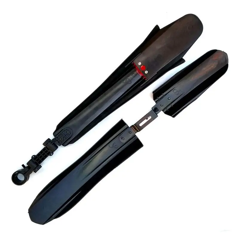 

2PCS Road Cycling Front Rear Mudguards Fender With Lights Bicycle Fender MTB Set Riding bicycle accessories Fender Remov Parts