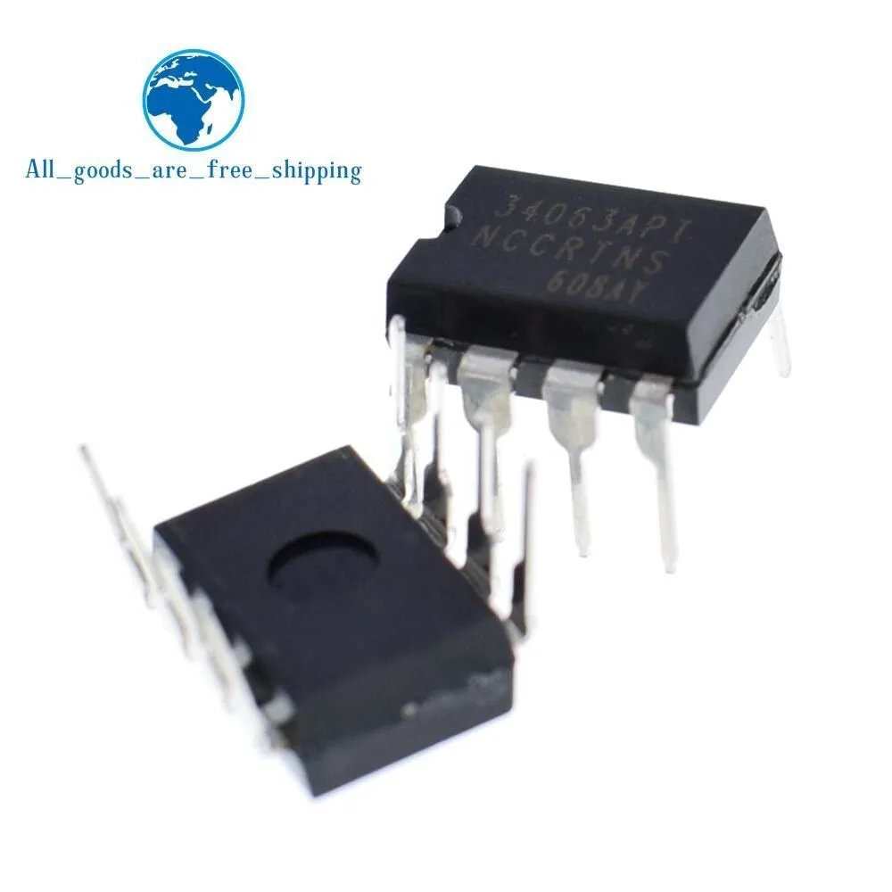 

10PCS MC34063API MC34063 34063 DIP8 DIP Boost or buck power DC/DC converter