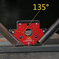 Магнитные сварочные держатели WM6-S стрелка Магнитный сварочный держатель в форме стрелки Неодимовый Nd-Fe-B Магнитная защелка, 45/90/135 градусов