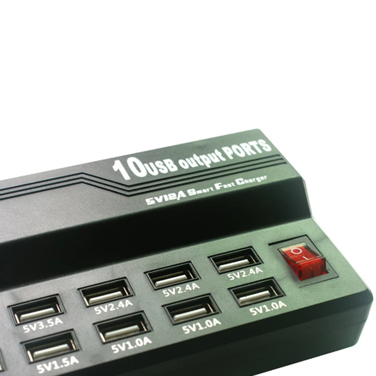 Универсальное 5 в 1.5в 5a портативное 12 портов Usb настенное зарядное устройство для