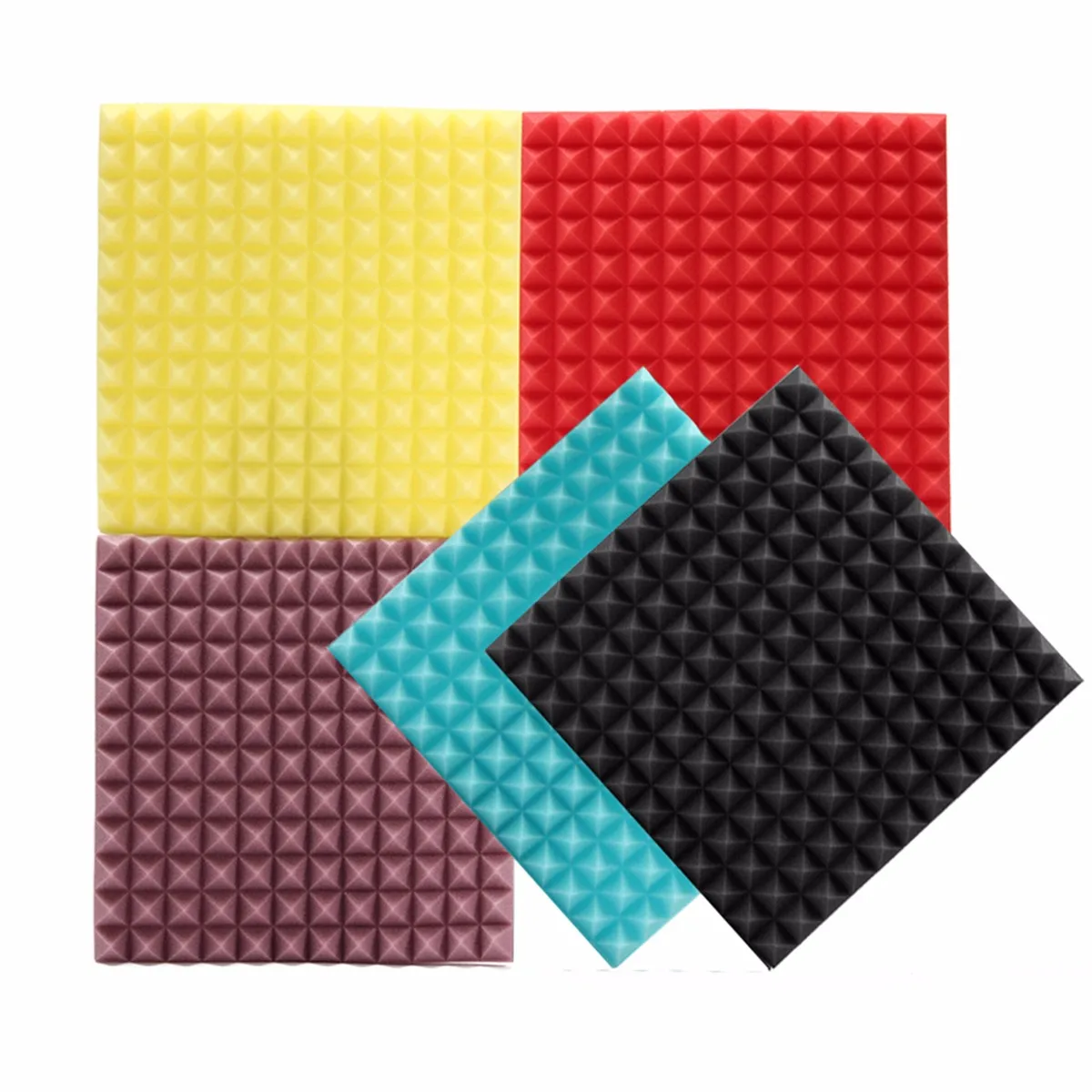 1 шт. 30x30x3 см звукоизоляция акустическая обработка пены Звукопоглощающая