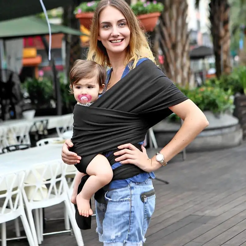 

Baby Carrier Strap Wrap Sling Solid Newborn Infant Soft Toddler Stretchy Sling Carrier Hipseat Holder Breathable Nursing Cover