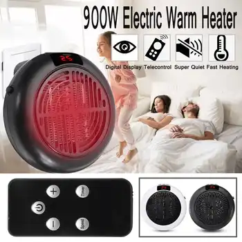 

900w Mini Electric Heater Warm Air Fan Portable Space Home Office Winter Warmer Fan Air Heater Stove Radiator Warmer Machine