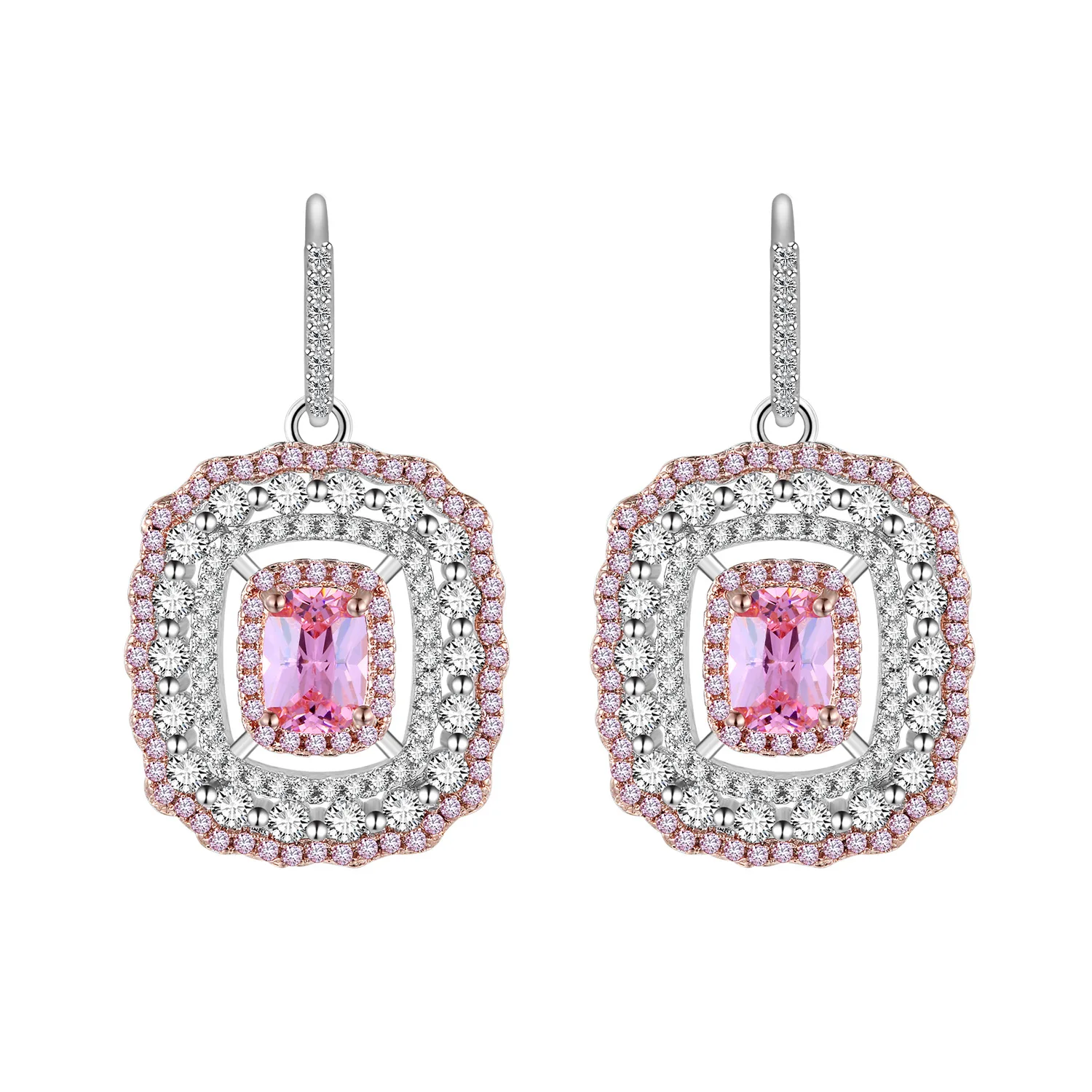 

925 Sterling Silver Fashion Ear Studs Personalized Luxury Jewelry Fine Jewelry