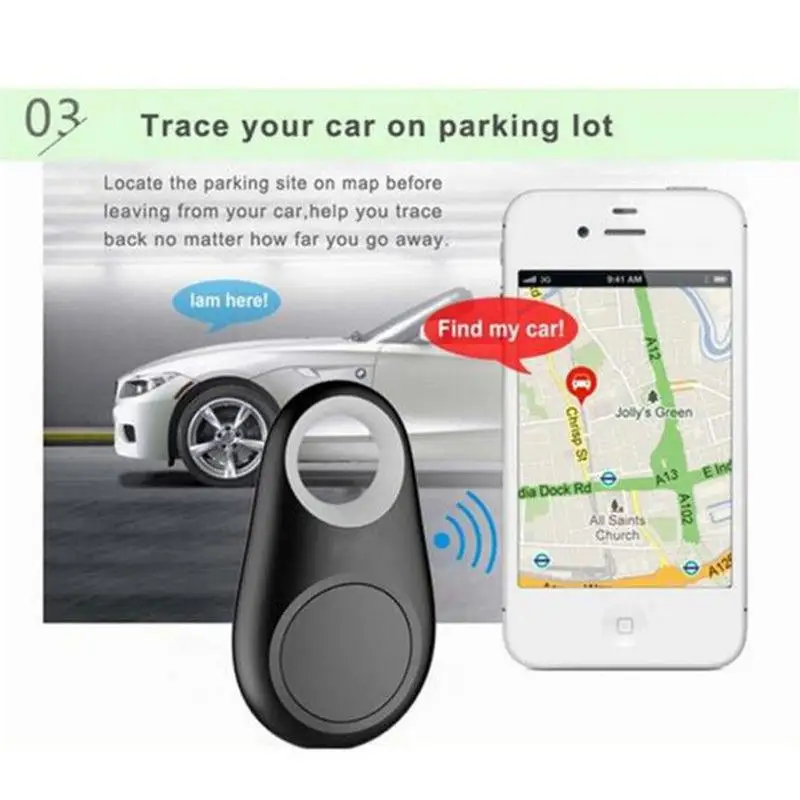 الذكية سيارة مُتعقب بلوتوث GPS محدد علامة إنذار محفظة مفاتيح كلب بتتبع السيارات الاطفال البسيطة تتبع مكتشف جهاز دراجة نارية