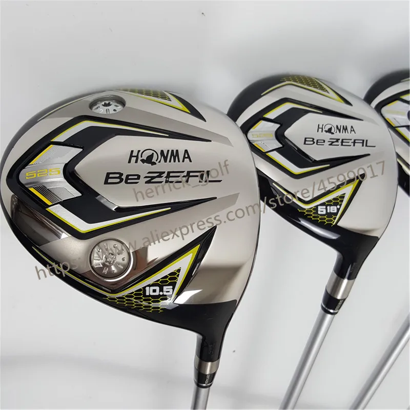 Новинка 525, клюшки для гольфа HONMA BEZEAL 525, полный комплект HONMA, водитель для гольфа, дерево, Утюги, клюшки, графитовый Вал для гольфа, плюс сумка