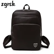 Backpack Men School Business Backpack Men's PU Leather Travel Computer Bag School Student Backpack Bag Bagpack Backpacks computer lapto backpack school bag pack adult college student bag business backpack male unisex waterproof travel backpacks man