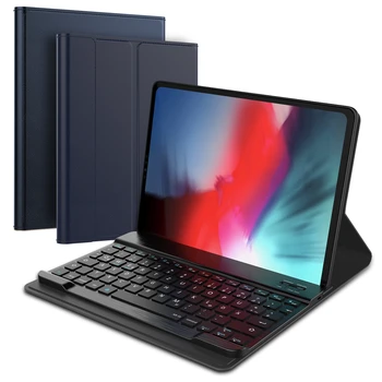 

For iPad Pro 12.9 2018 Case Detachable Wireless USA Keyboard Leather Flip Tablet Cover For iPad Pro 12.9 Inch 2018 Case Smart
