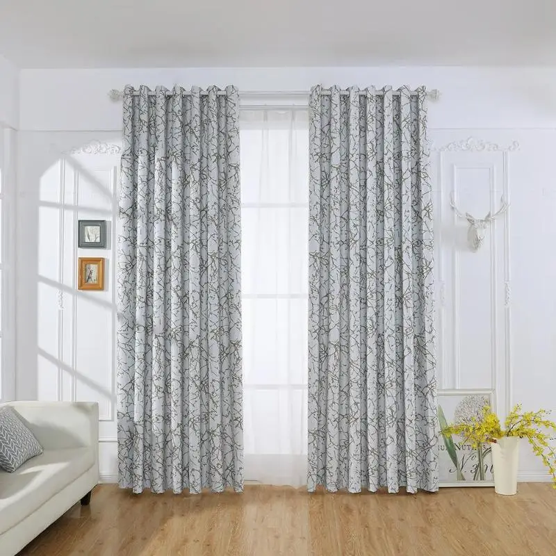

Home Blackout Curtains For Living Room Bedroom Windows treatment blinds finished Drapes window blackout curtains