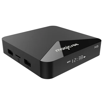 

Magicsee N5 Android 7.1 2.4G + 5G Wifi Tv Box Amlogic S905X Quad Core 2G+16G Smart Tv Box With Hd 4K Set Top Box(Eu Plug)