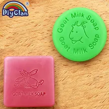 2 стиля козье мыло ручной работы штамп на заказ DIY Новое резиновое фальшивое мыло с рисунком мыло сердце Z0108SY-Z0109SY