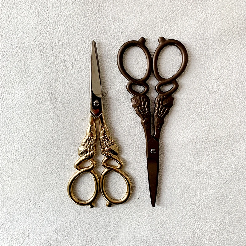 

Stitch Scissors Handicraft European Retro Classic Vintage Antique Craft Sewing Crane Tailor Scissors Handicraft DIY Home Tool