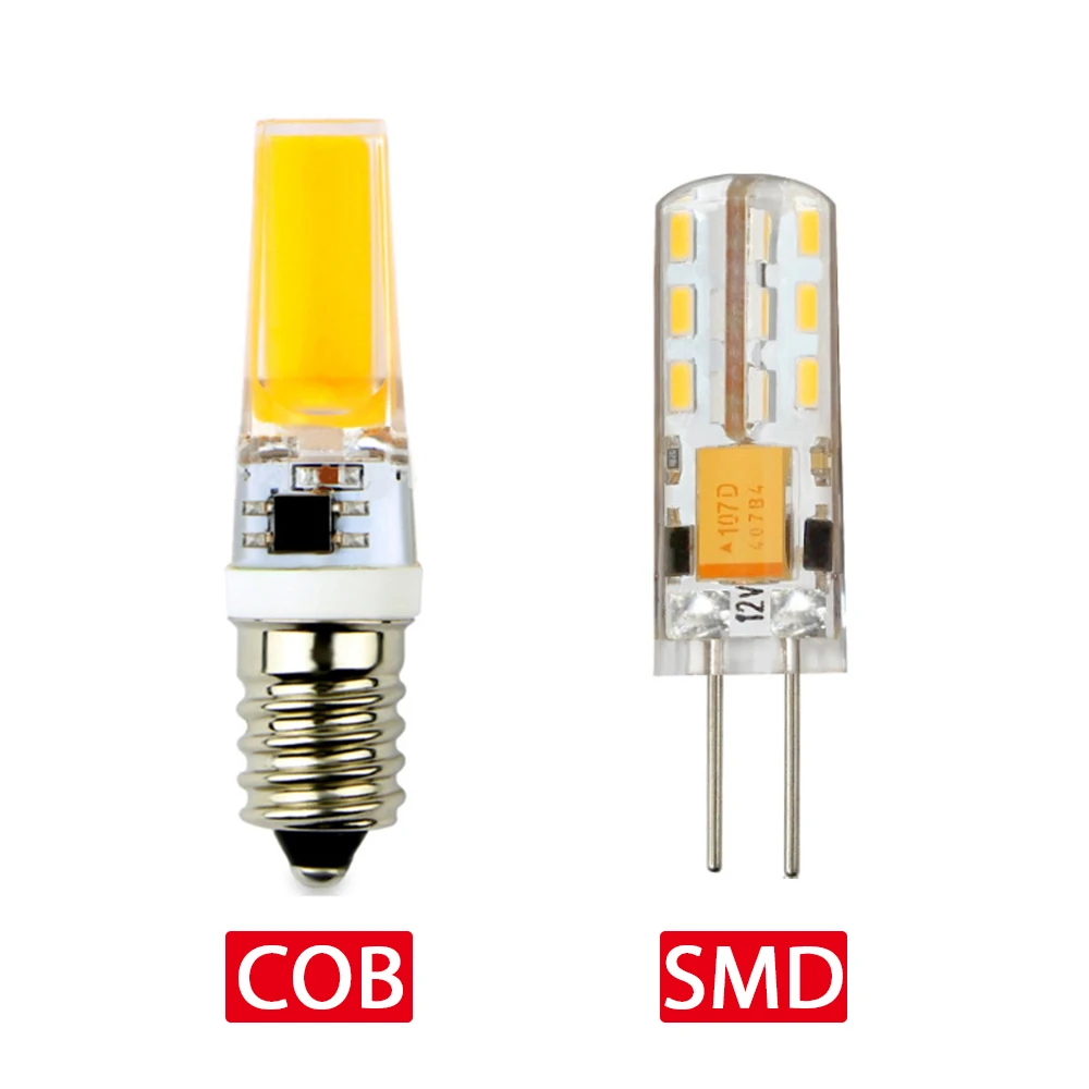 Новое поступление 220 в 3 Вт G4/G9/E14 COB светодиодный светильник 12В AC/DC 2 Вт 2835SMD лампа для хрустальной люстры