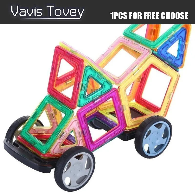 

Vavis Tovey 1PCS Magnet Building Magnetic Construction Sets Designer Kids Toddler Toys Brinquedos Gifts