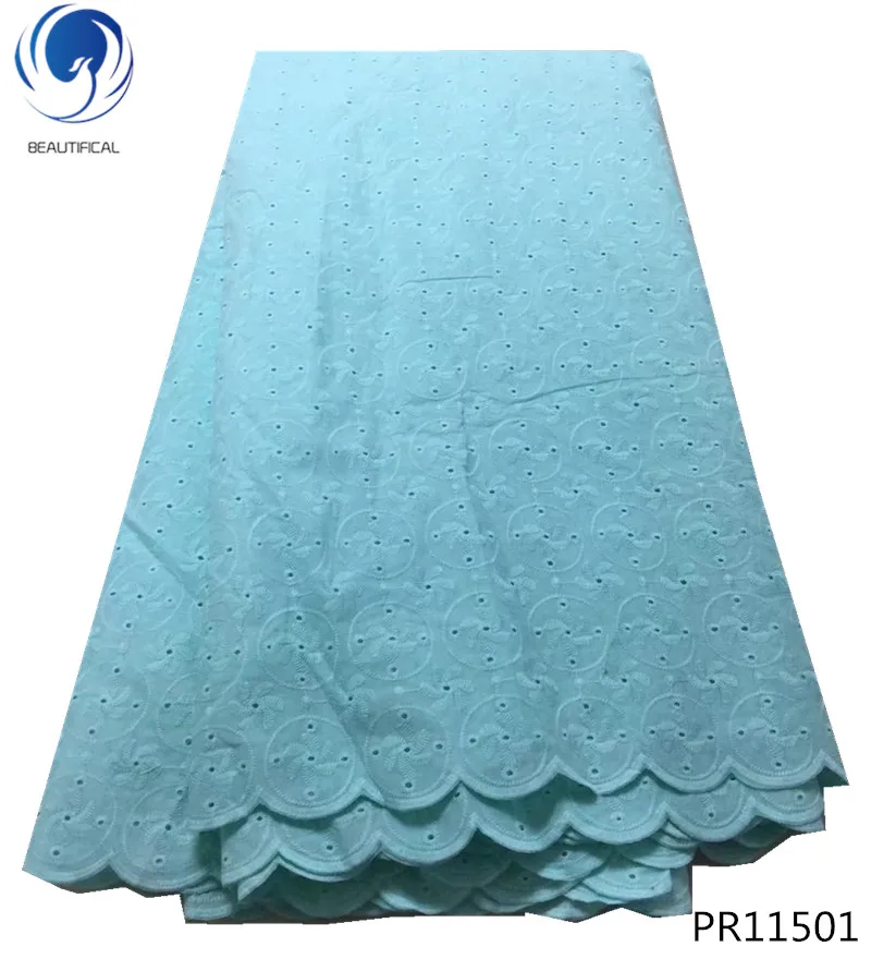 

BEAUTIFICAL new african swiss fabric 100% cotton lace fabric 2019 nigeria voile cotton fabric PR115