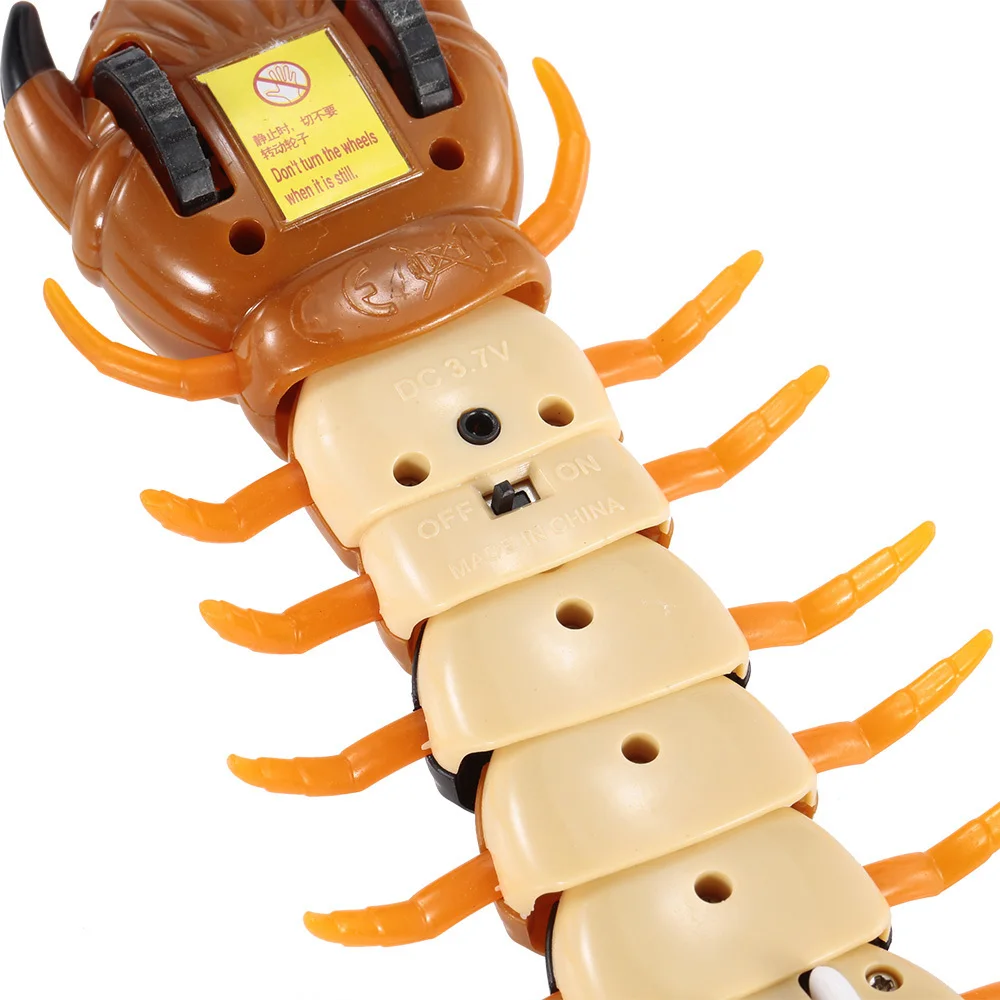 Infrared Remote Control Simulation Scolopendra Horrible Centipede Insects Bugs RC Animal Toy Gift for Kids Remote Control Toys