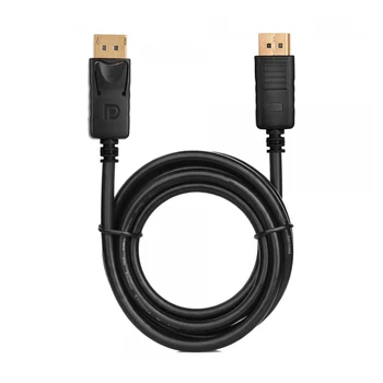 

Chenyang 6ft 1.8m Standard Display Port Male To DisplayPort Male DP Cable for Dell HP Monitors & ATL Nvidia Graphics Card Black