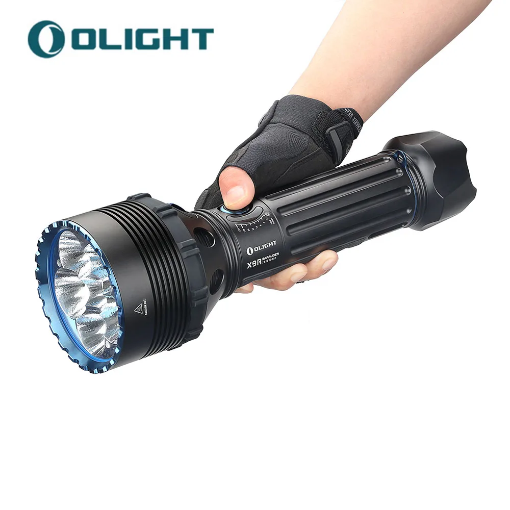 

NEW Olight X9R Marauder 25,000 Lumen Rechargeable Flashlight w/ Li-Ion Battery