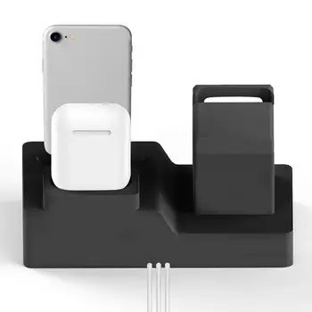

3 In 1 Charging Dock Station Charging Stand Charger Accessory Multi-functional Base For IPhone Airpods Apple Watch