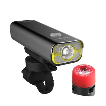 

SEWS-Gaciron Bike Bicycle 400 Lumens Led Flashlight Usb Rechargeable Handlebar Headlight Biking Lamp With W05 Tail Light Set