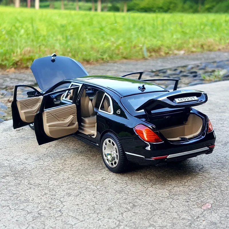 Литая металлическая Коллекционная модель автомобиля 1:24 для TheBenz Maybach S600