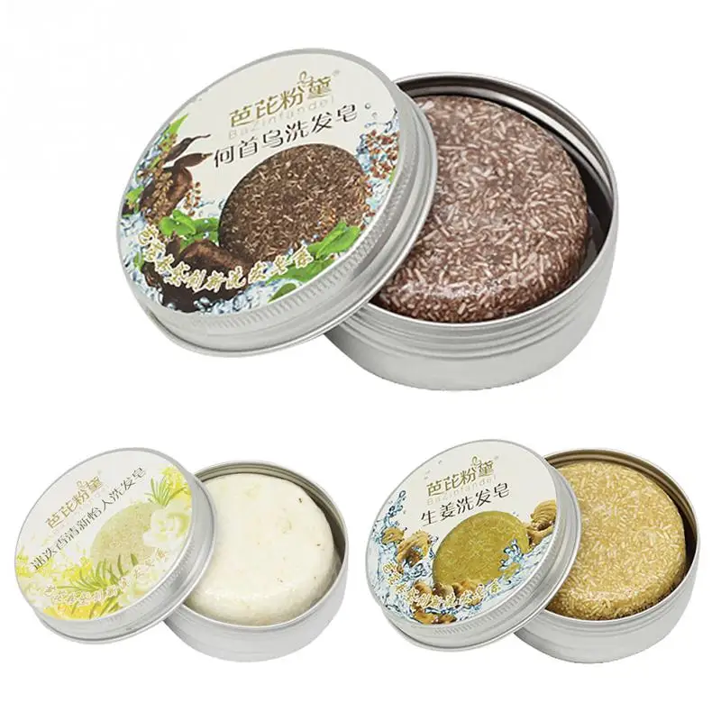 

1Pcs Hair Shampoo Soap Pure Natural Handmade Shampoo Soap Smooth Moisturizing Oil-control Anti-Dandruff Off Hair Care