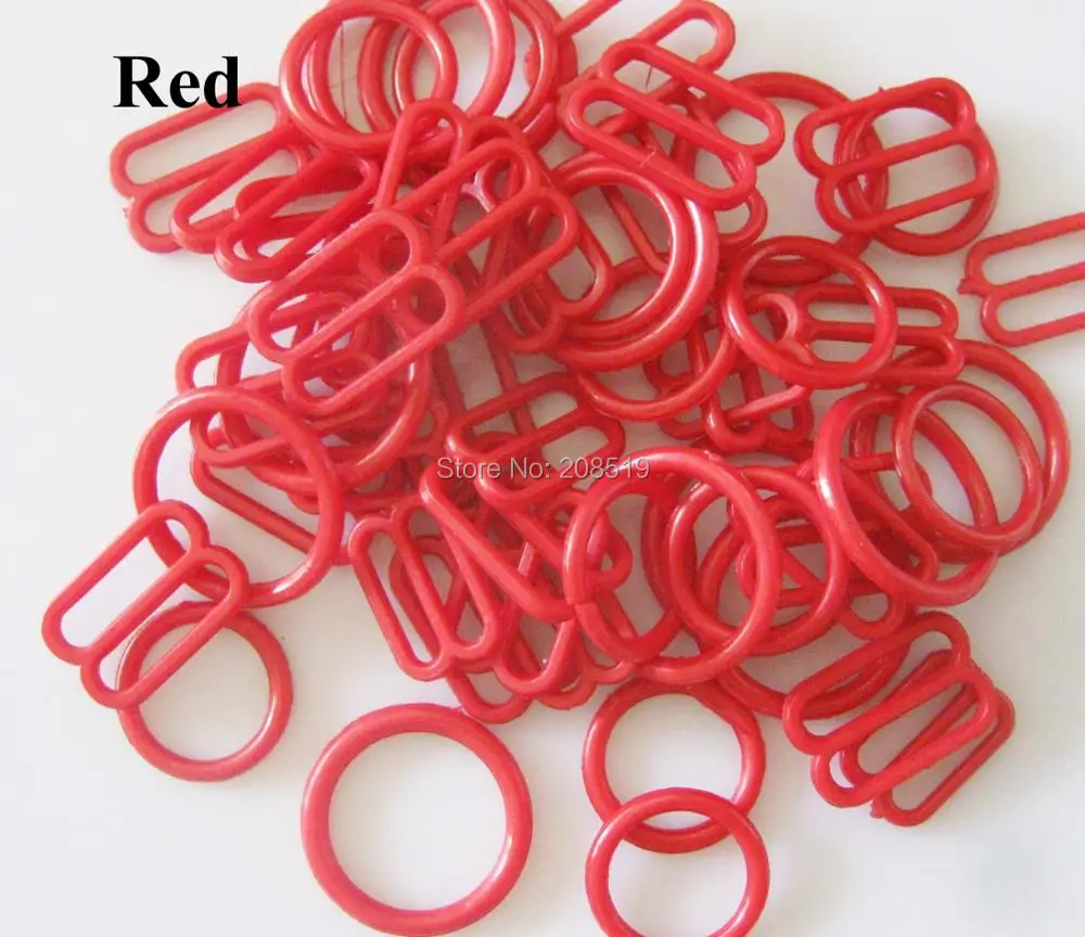 o ring w// bar 2/" Inch Buckles Choose Metal with center bar plastic o ring Lot