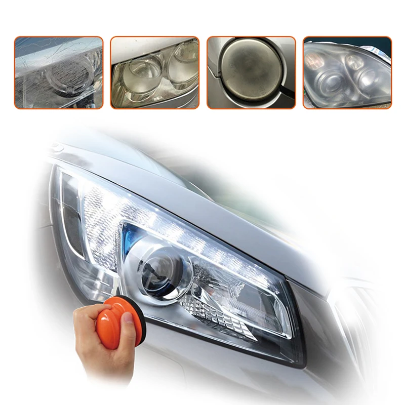  Visbella Headlight Restoration System Repair Kit DIY Headlamp Brightener Car Care Repair kit Lamp L