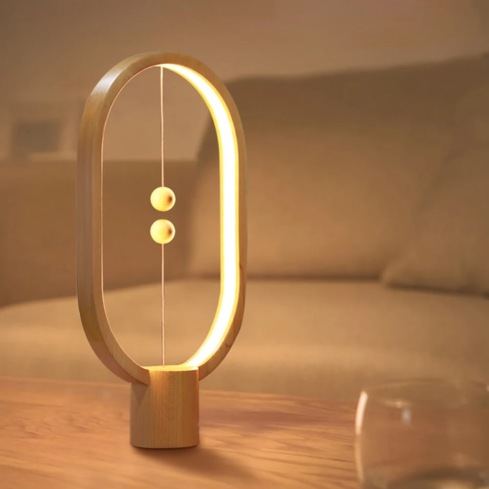 Ночник настольная лампа эллипса светодиодный Ночные огни ночник Home Decor