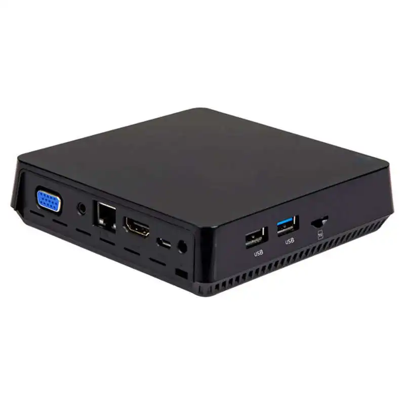 

T11 Mini Pc Intel Quad Core X5 Z8350 1.92Ghz 4+32/64G Mini Computer Support 2.5 Inch Hdd, Vga & Hdmi Dual Output, Win10 Tv Box